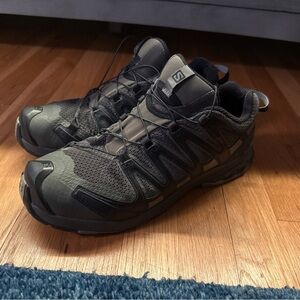 Salomon Xa Pro 3D Green Hiking Shoes Size 10.5